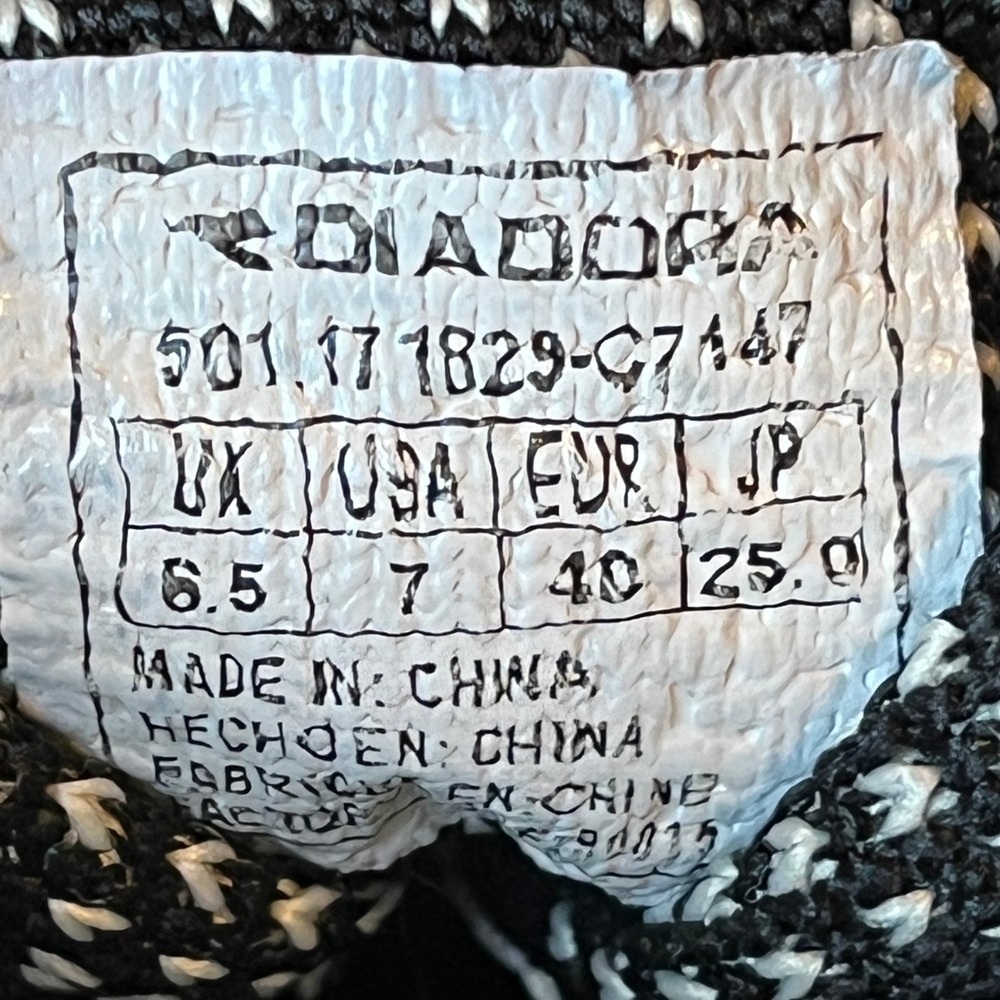 Diadora Titan Weave Walking Sneakers Black Tan Womens 9 Mens 7 UK 6.5 EU 40‎ - Picture 9 of 9
